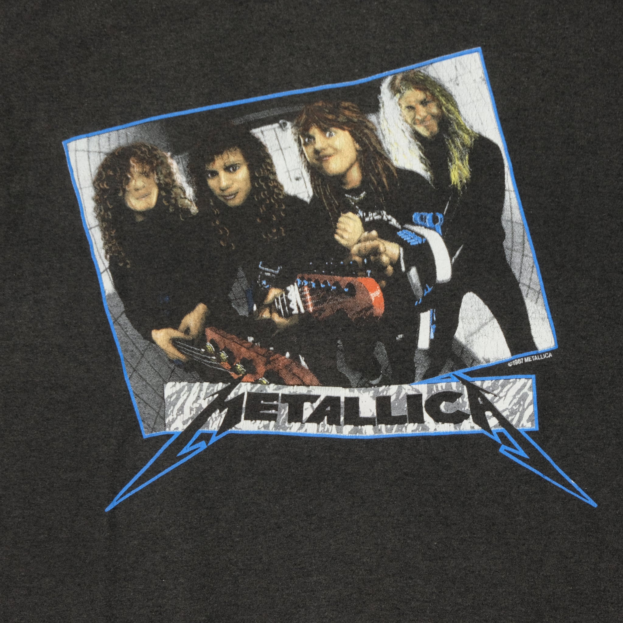 Vintage 1987 Metallica Larz Jaymz Jasun Krk Tour Tee | Reset