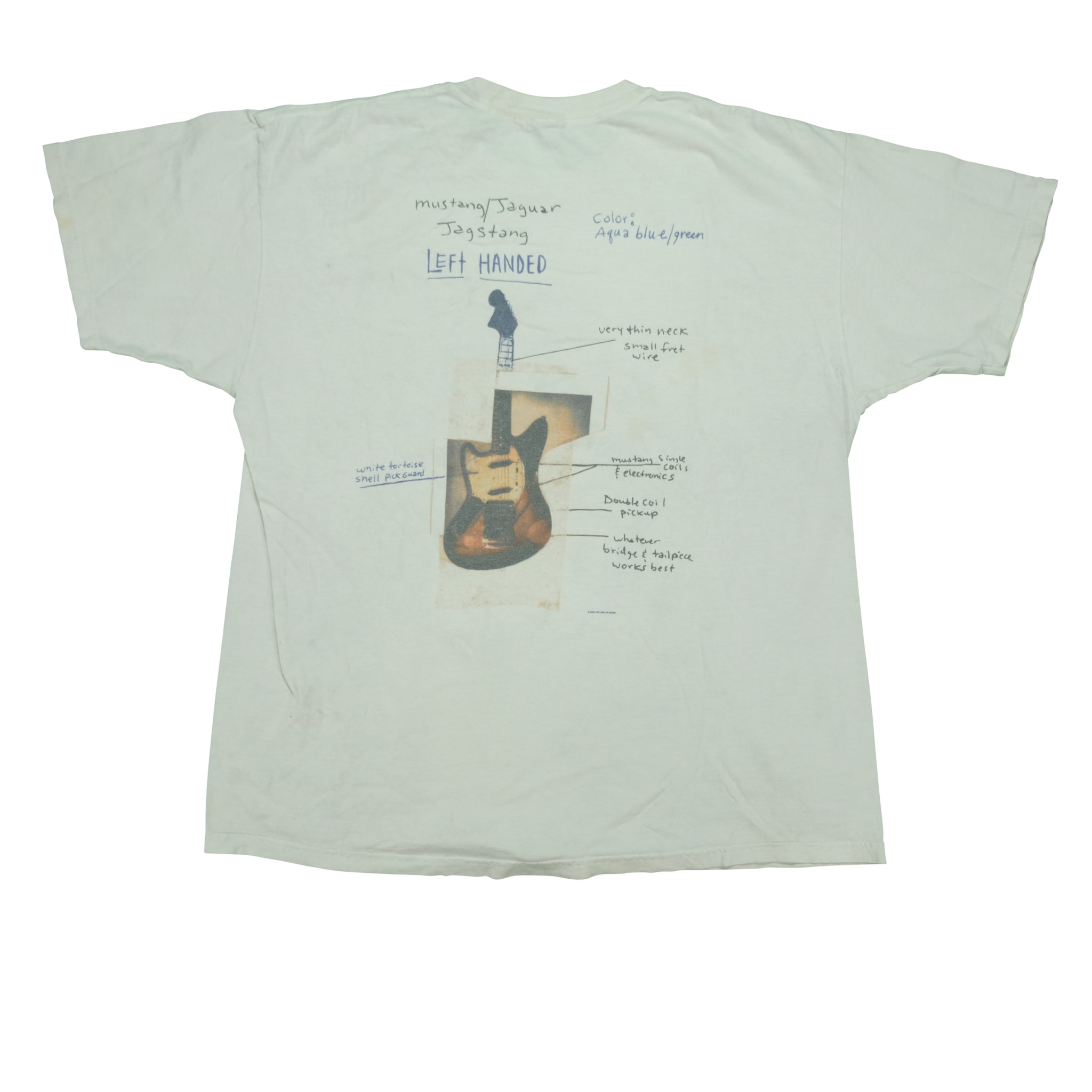 Vintage 2003 Kurt Cobain Nirvana Left Handed Guitar Tee | Reset Vintage  Shirts | BUY • SELL • TRADE | St. Louis & Kansas City – Reset Web Store