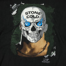 Load image into Gallery viewer, Vintage Stone Cold Steve Austin Skull WWF Attitude 1998 T Shirt 90s Black 2XL
