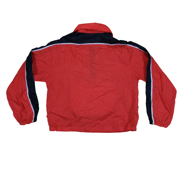 Vintage NIKE Sportswear Packable Windbreaker Jacket 70s 80s Red Black White M