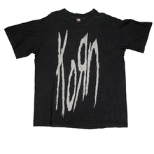 Load image into Gallery viewer, Vintage GIANT Korn Life Is Peachy 1996 Album Tour T Shirt 90s Black XL
