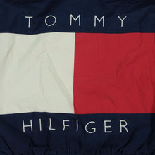 Load image into Gallery viewer, Vintage TOMMY HILFIGER Spell Out Flag Reversible Sailing Jacket 90s Red Navy Blue XL
