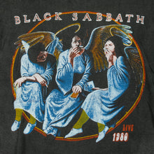 Load image into Gallery viewer, Vintage Black Sabbath Blue Oyster Cult Live In Concert 1980 Tour T Shirt 80s Black
