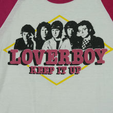 Load image into Gallery viewer, 1983 Loverboy Get It Up Keep It Up In America Tour Raglan Tee
