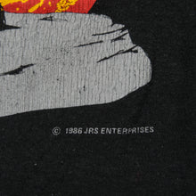 Load image into Gallery viewer, Vintage JRS ENTERPRISES Paybacks Are a Bitch Severed Head 1986 T Shirt 80s Black XL
