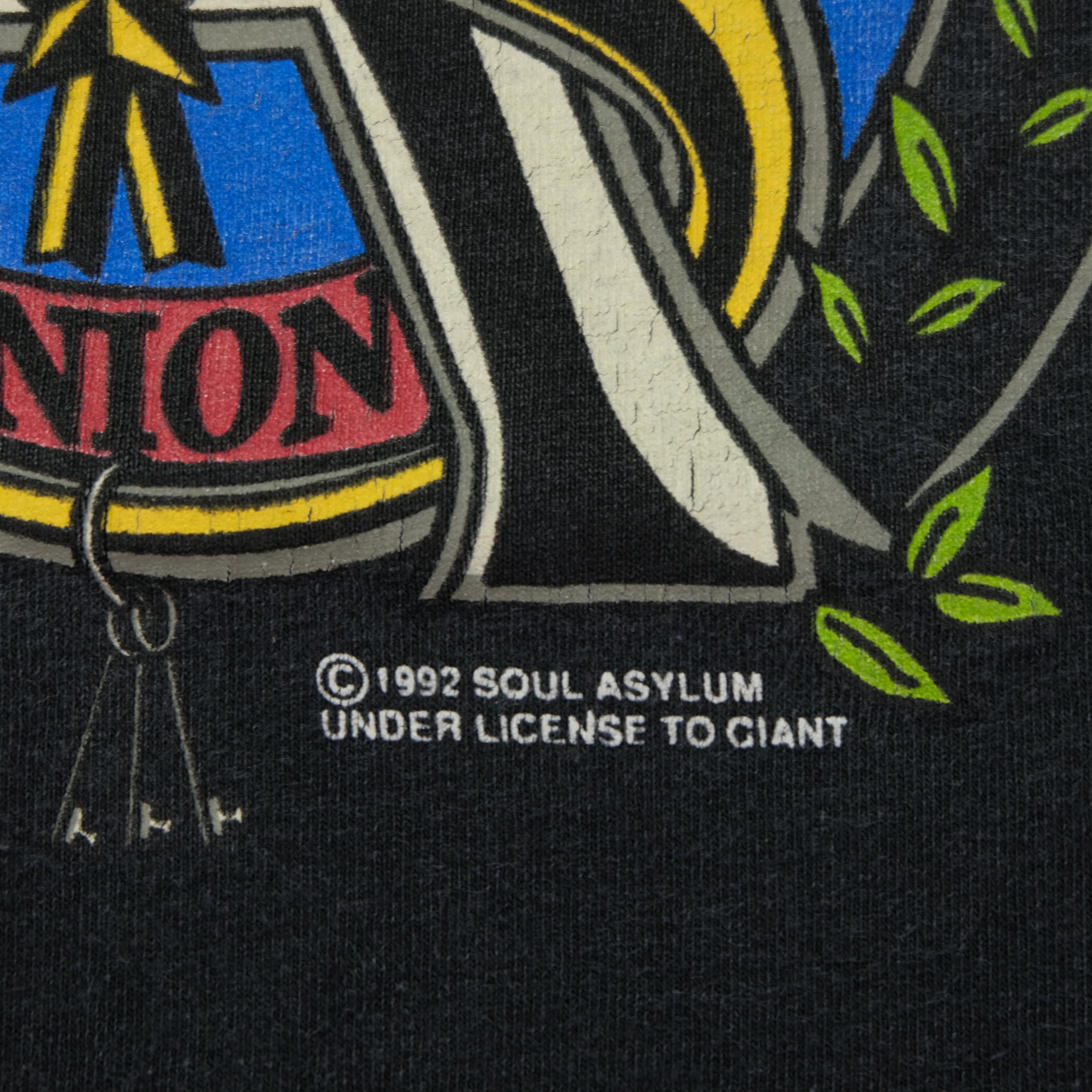 Vintage 1992 Soul Asylum Grave Dancers Union Album Tour Tee by