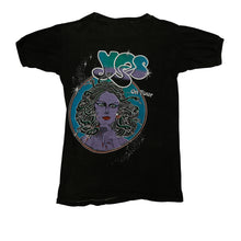Load image into Gallery viewer, Vintage Yes Rock Band On Tour Dragon Medusa T Shirt 80s Black M
