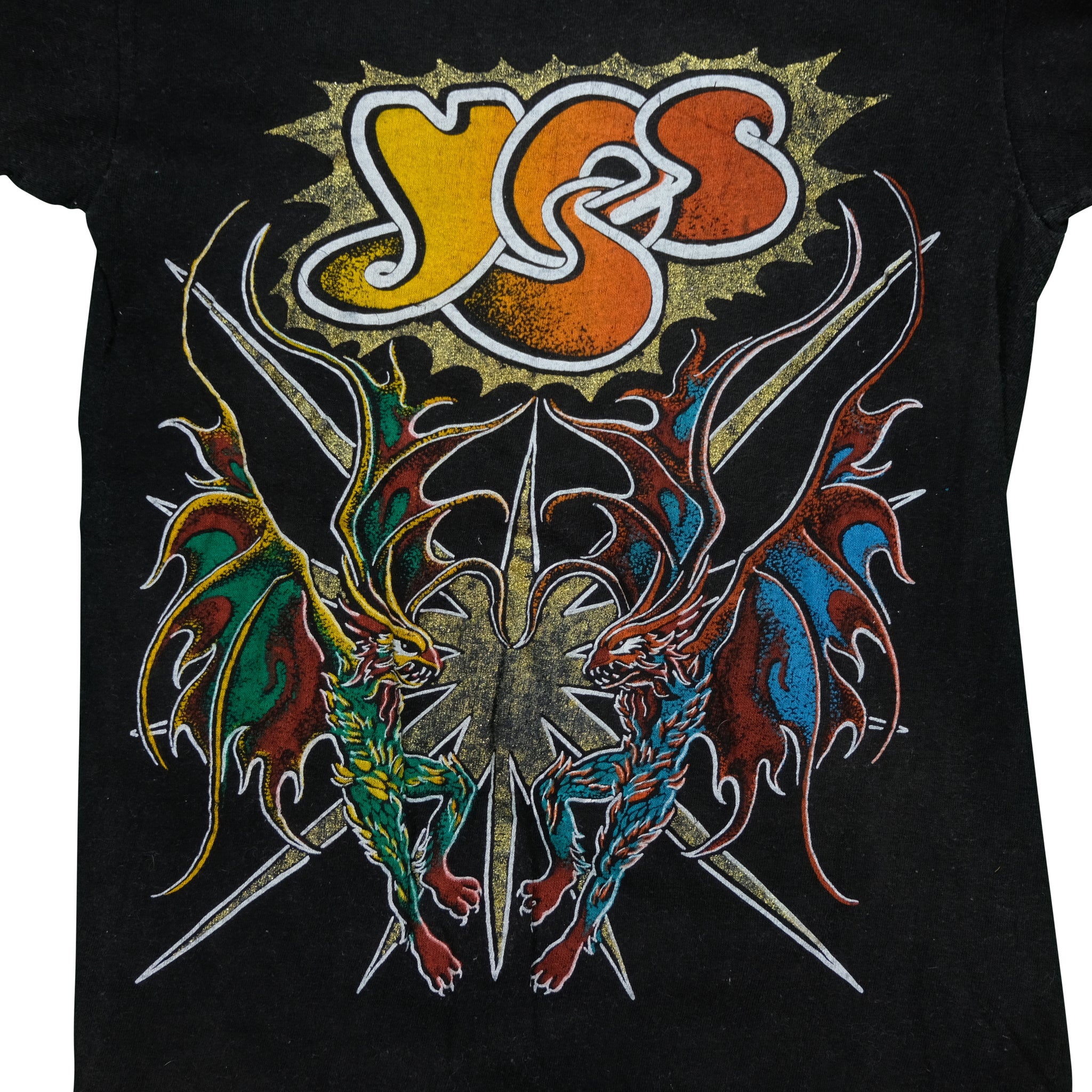 Vintage Yes Rock Band On Tour Dragon Medusa Tee | Reset Vintage