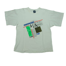 Load image into Gallery viewer, Vintage NIKE Tennis Advantage Spell Out Swoosh T Shirt 80s White L
