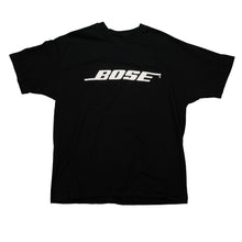 Load image into Gallery viewer, Vintage Bose Spell Out Logo Audio Equipment Promo T Shirt 90s Black XL
