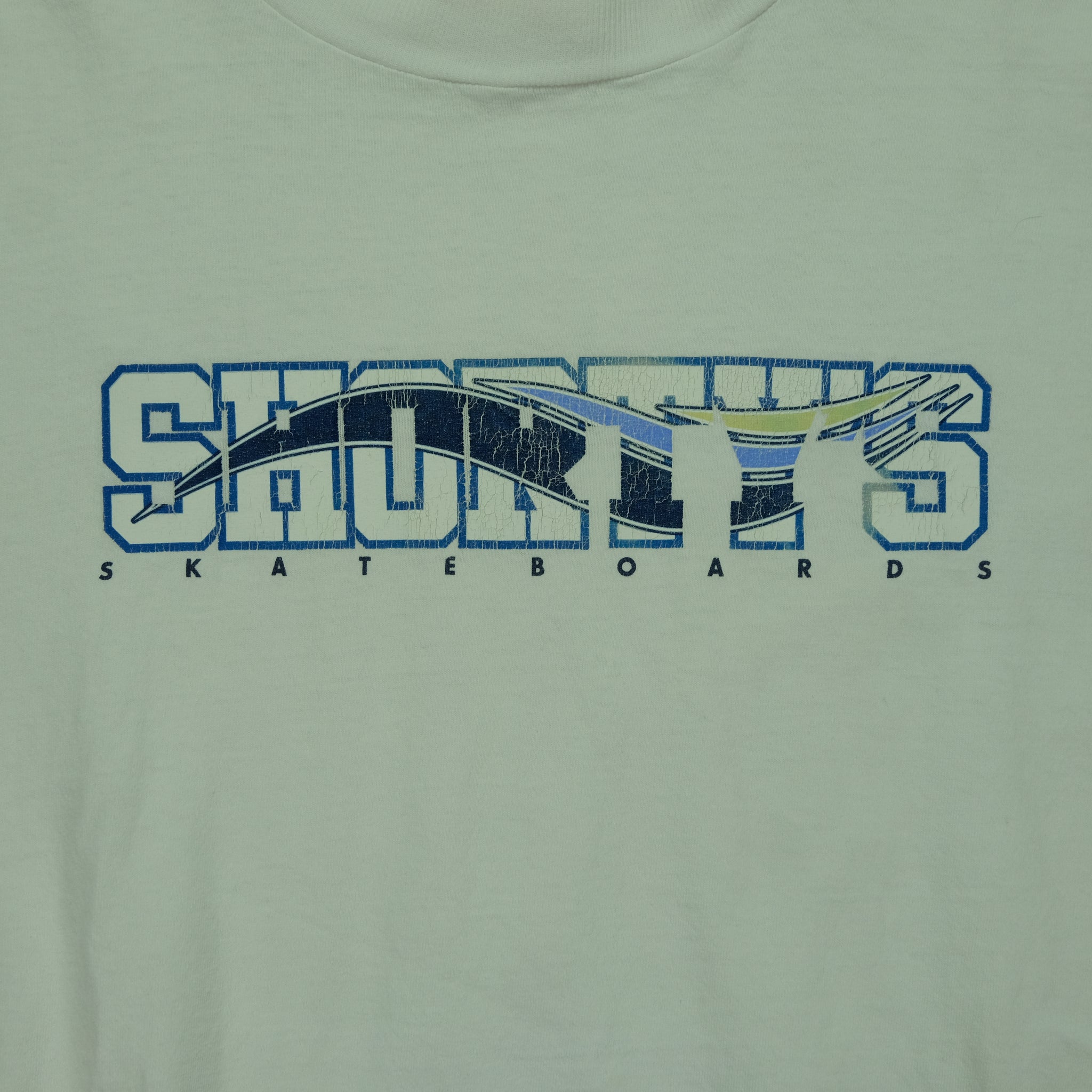 りせ 90’s Shorty’s tシャツ skate パウエル Vintage 90s Shorty's Skate Skateboard Spell Out Big Logo Surf