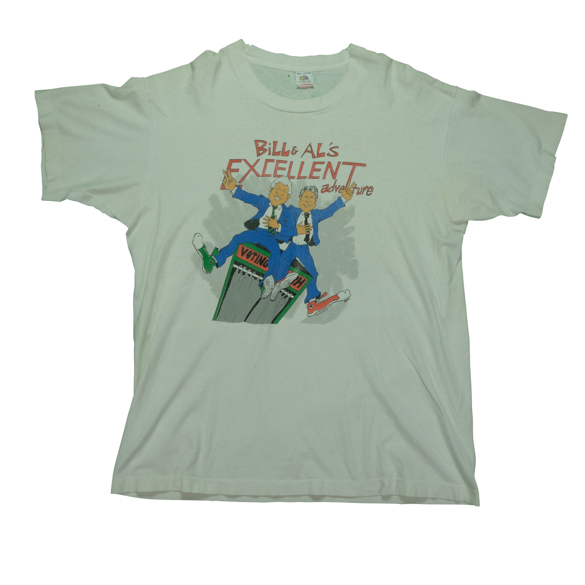 Vintage Bill & Al's Excellent Adventure Clinton Gore Campaign