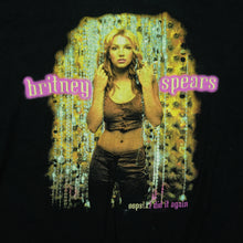 Load image into Gallery viewer, Vintage ALL SPORT Britney Spears Oops!... I Did It Again 2000 Tour T Shirt 2000s Black L

