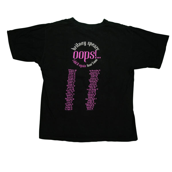 Vintage 2000 Britney Spears Oops!... I Did It Again Tour Tee on All Sport