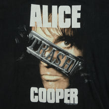 Load image into Gallery viewer, Vintage Alice Cooper Trash Album Trashes America 1990 Tour T Shirt 90s Black

