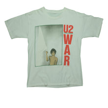 Load image into Gallery viewer, Vintage U2 War Album 1983 Tour T Shirt 80s White
