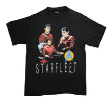Load image into Gallery viewer, Vintage 1991 Star Trek VI: The Undiscovered Country Starfleet Klingons Film Promo Tee by Changes
