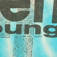 Load image into Gallery viewer, Vintage 1988 Neil Young &amp; The Bluenotes The Dawn Of Power Swing Tour Sponsored by Nobody Tie Dyed Tee on Touch of Gold
