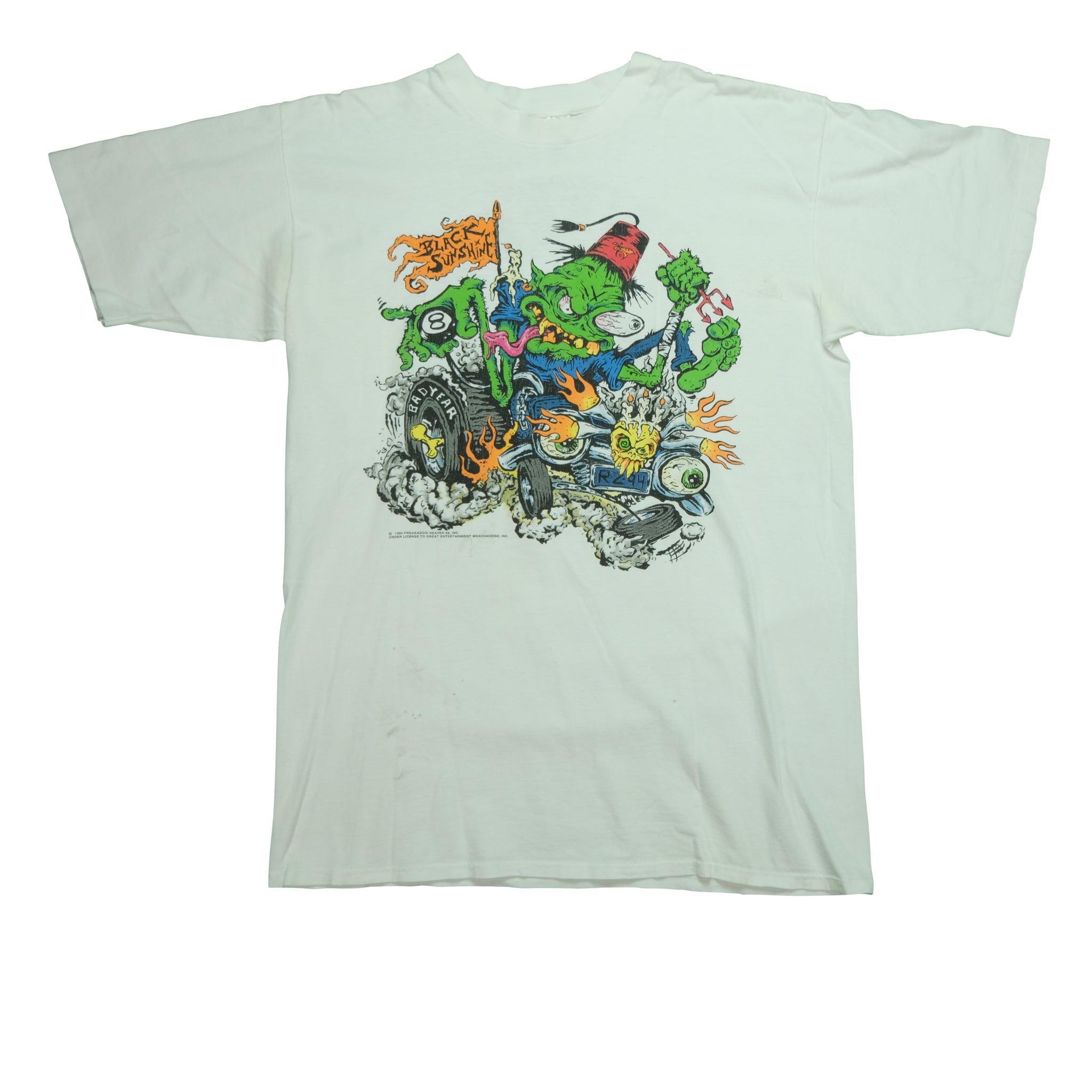 1994 White Zombie Black Sunshine Tee by GEM | Reset Vintage Shirts