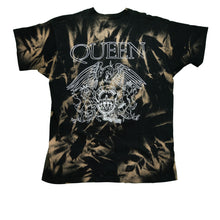 Load image into Gallery viewer, Vintage Queen Freddie Mercury Rock Band Bleached T Shirt 90s Black XL
