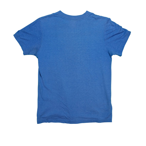 Vintage NIKE The Original Beaverton Oregon Spell Out Swoosh T Shirt 80s Blue S