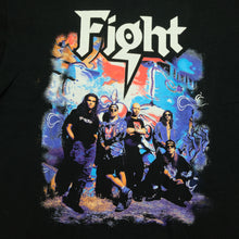Load image into Gallery viewer, Fight Thrash Metal Rock Band Tour Tee on FL Robinson
