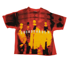 Load image into Gallery viewer, Vintage BROCKUM BALZOUT Soundgarden Superunknown Album 1994 Tour All Over Print T Shirt 90s Red XL
