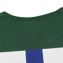 Load image into Gallery viewer, Vintage TOMMY HILFIGER Sailing Gear Spell Out Flag Pocket T Shirt 90s Green 2XL
