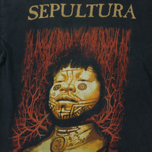 Load image into Gallery viewer, Vintage BLUE GRAPE Sepultura Roots Album 1996 Tour T Shirt 90s Black
