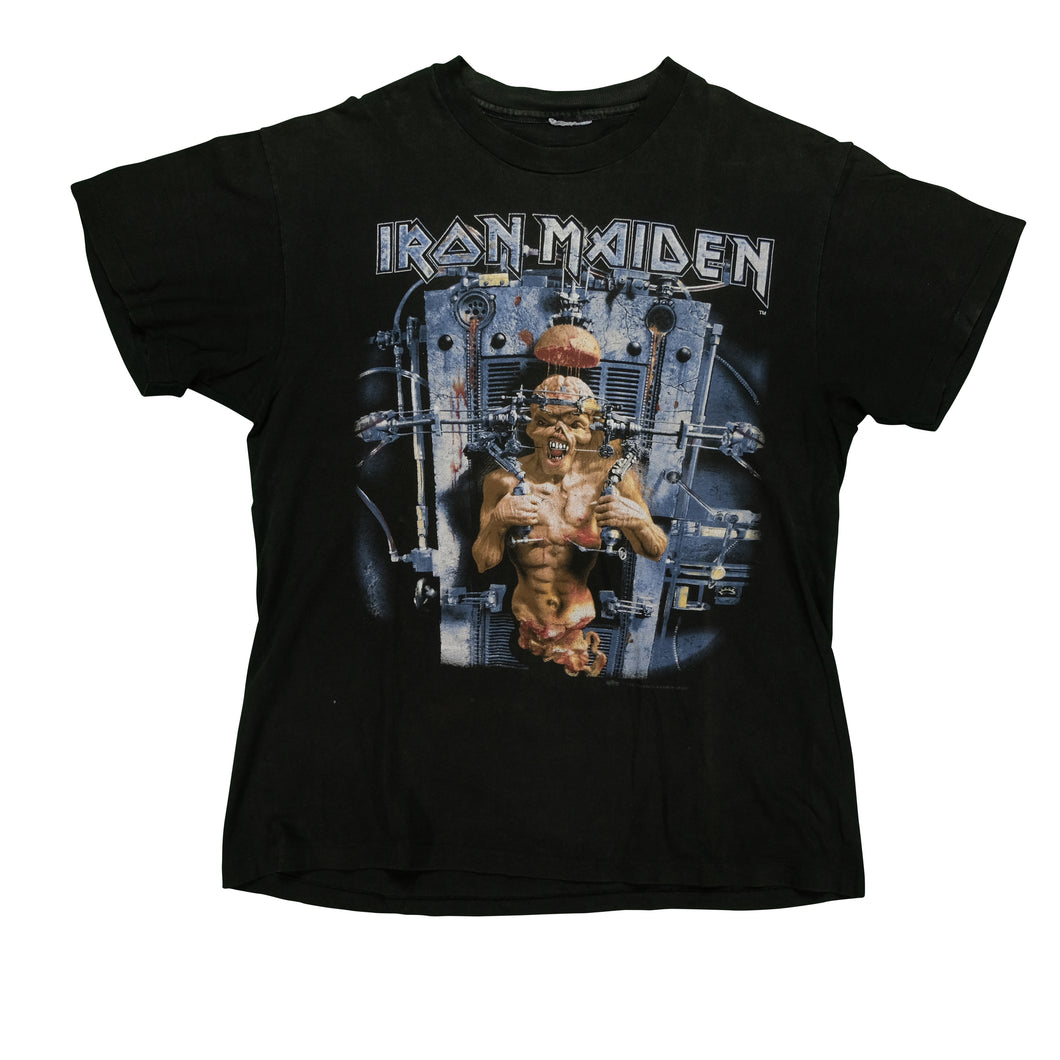 Vintage Iron Maiden The X Factor Album 1995 Tour T Shirt 90s Black