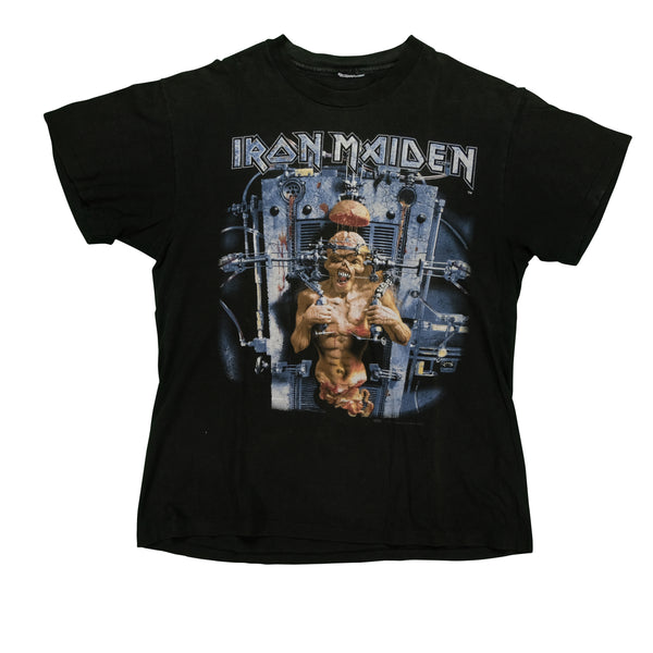 Vintage Iron Maiden The X Factor Album 1995 Tour T Shirt 90s Black