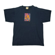 Load image into Gallery viewer, Vintage NIKE Just Do It Swoosh Running Silhouettes T Shirt 90s Navy Blue M
