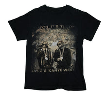 Load image into Gallery viewer, Vintage Kanye West &amp; Jay-Z Watch The Throne 2011 Album Tour T Shirt 2010s Black
