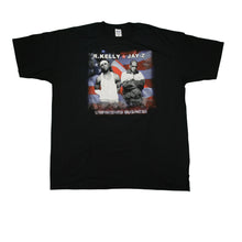 Load image into Gallery viewer, Vintage ANVIL R. Kelly Jay-Z Best of Both Worlds Album 2004 Tour T Shirt 2000s Black 3XL
