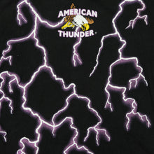 Load image into Gallery viewer, Vintage American Thunder Indian Lightning T Shirt 90s Black L
