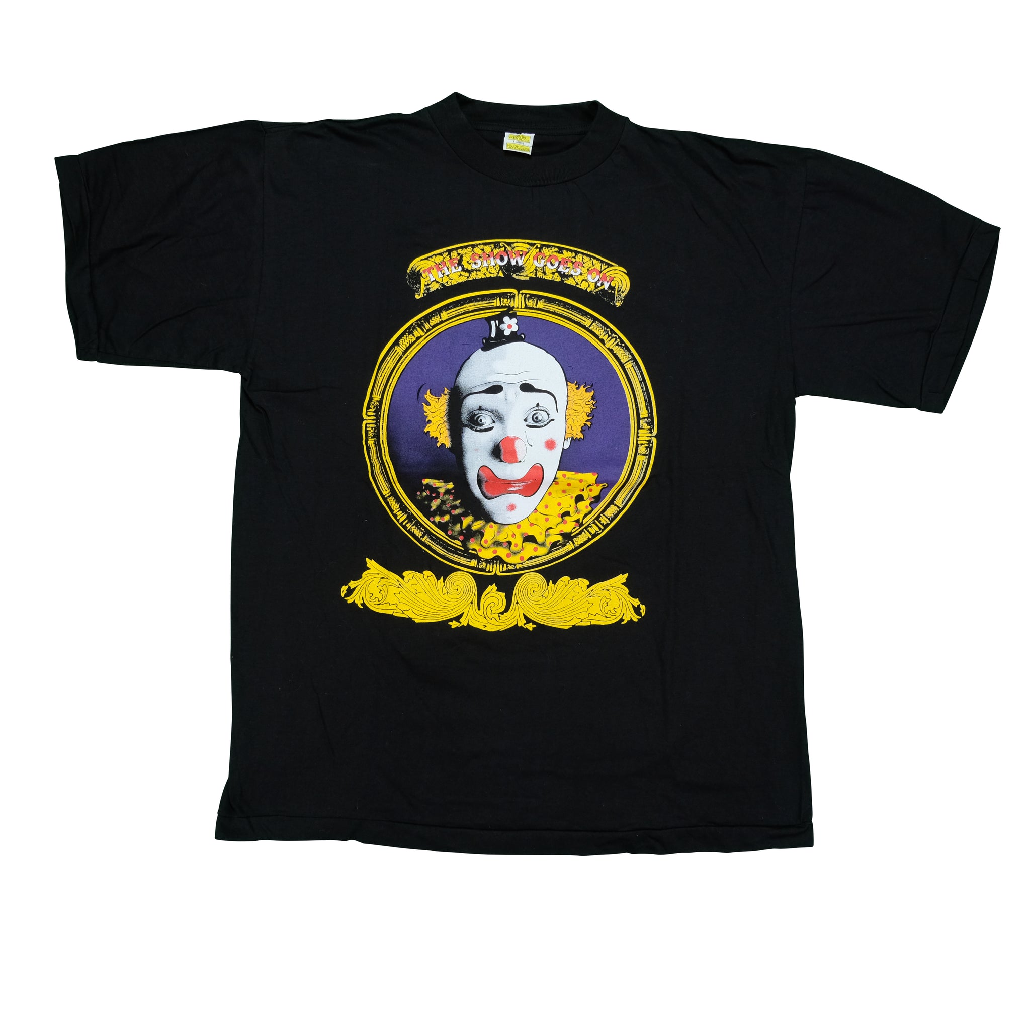 Vintage BAUMWOLLE Queen The Show Goes On Fan Club 1992 T Shirt 90s