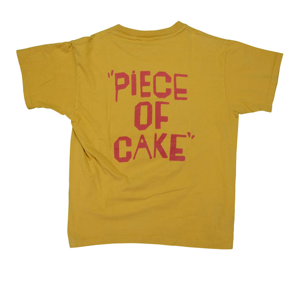 Vintage ANVIL Mudhoney Piece of Cake Double Sided Album 1993 Promo T Shirt 90s Yellow L