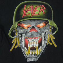 Load image into Gallery viewer, Vintage BROCKUM Slayer Decade of Aggression 1991 Live Album T Shirt 90s Black
