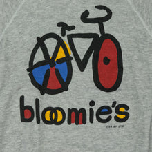 Load image into Gallery viewer, Vintage Bloomie&#39;s by Bloomingdale&#39;s Spell Out 1988 Bicycle Sweatshirt 80s Gray L
