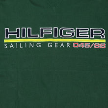 Load image into Gallery viewer, Vintage TOMMY HILFIGER Sailing Gear Spell Out Polo Shirt 90s Green 2XL
