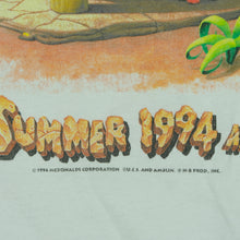 Load image into Gallery viewer, Vintage McDonalds x The Flintstones 1994 Promo T Shirt 90s White XL
