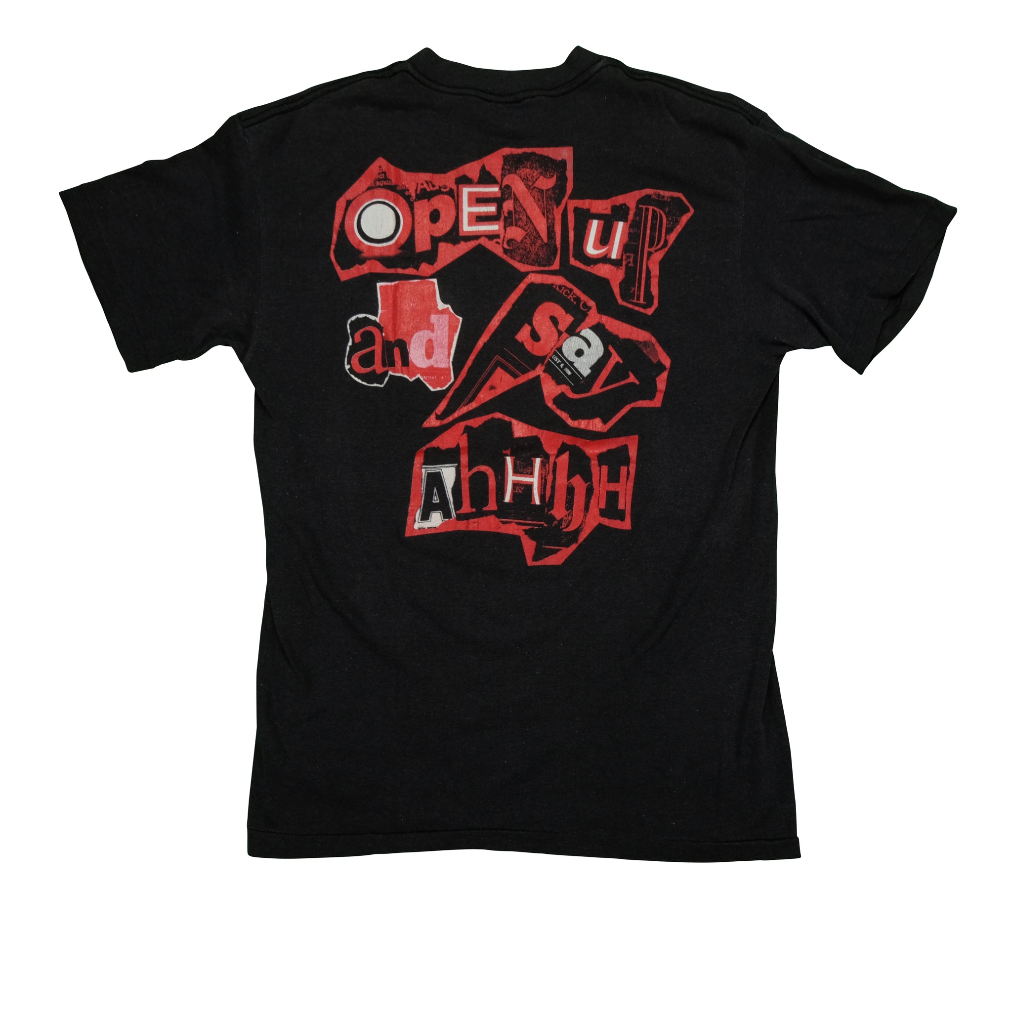 Poison Vintage 1988 Open hot Up And Say Ahh T Shirt