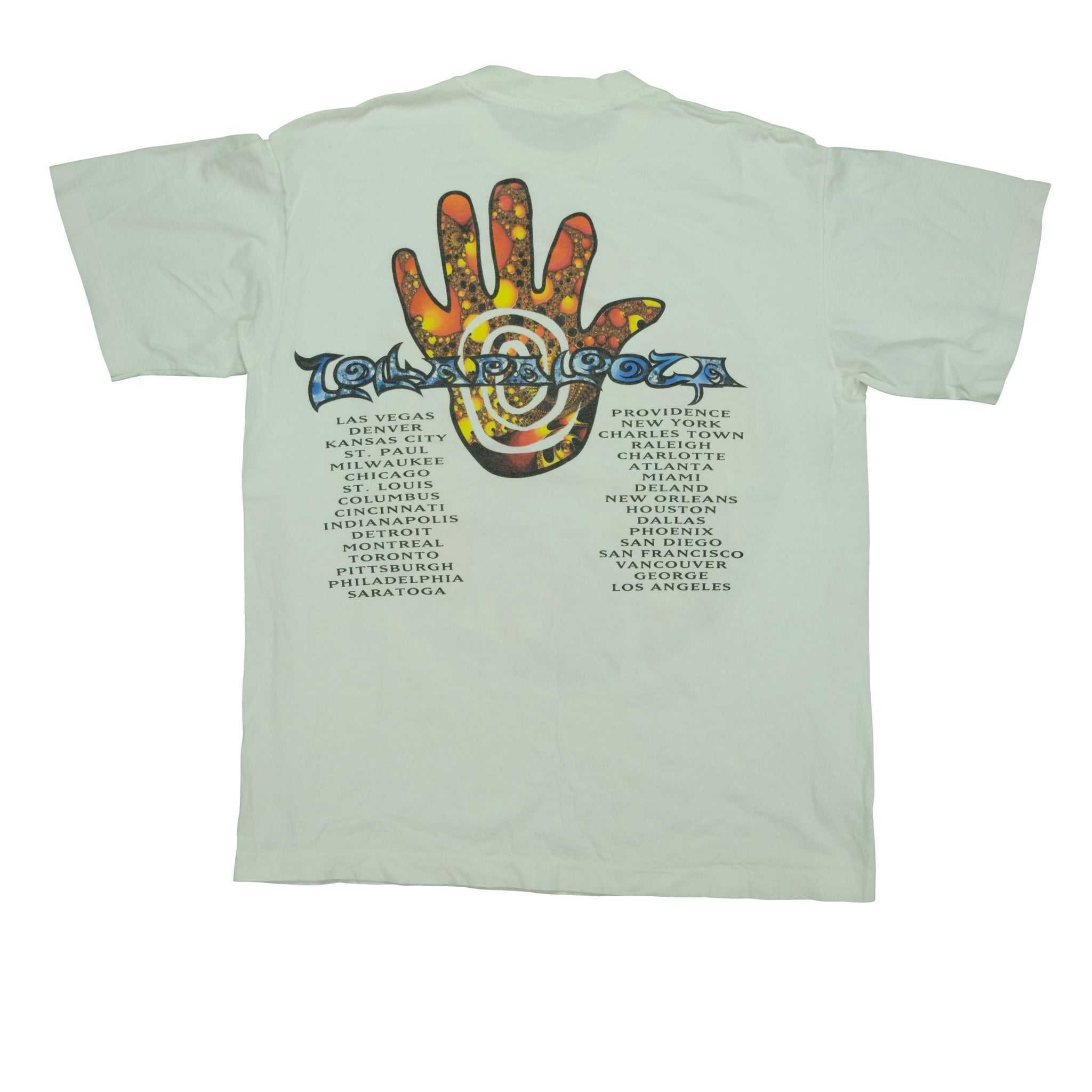 Vintage GIANT Lollapalooza 1994 Music Festival T Shirt 90s White XL – Reset  Web Store