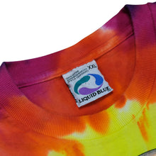 Load image into Gallery viewer, Vintage LIQUID BLUE Grateful Dead Space Rose Skull 1992 Tie Dyed T Shirt 90s Multicolor 2XL

