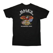 Load image into Gallery viewer, Vintage 3D EMBLEM Harley Davidson Leader of the Pack 1990 Wolf Eagle T Shirt 90s Black L
