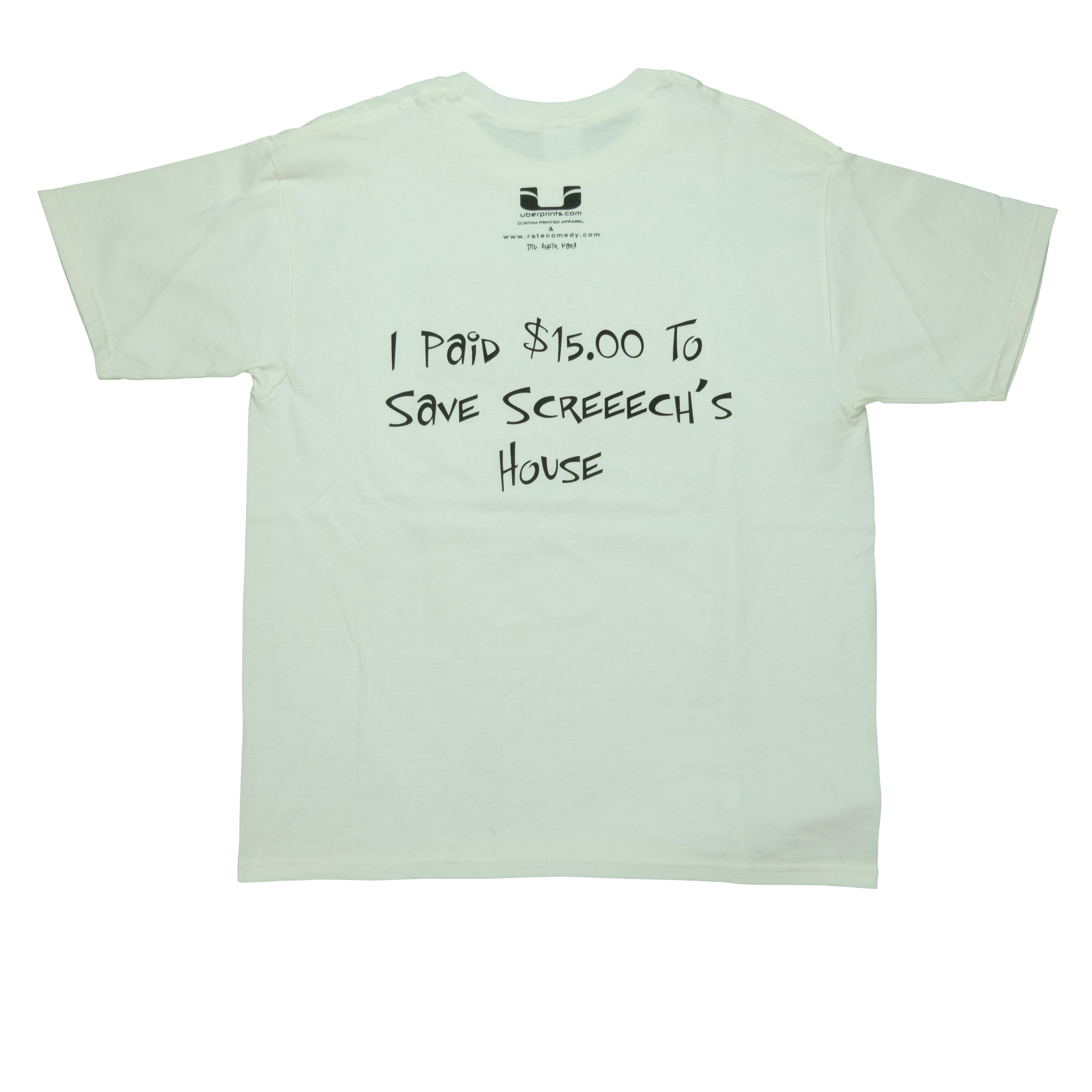 T-shirt Graphique Screech Saved By The Bell - Bleu Roi, Taille XL, 100% Coton, Neuf Avec étiquette