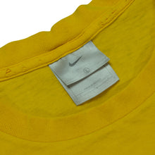 Load image into Gallery viewer, Vintage NIKE Lance Armstrong 2000 T Shirt 2000s Yellow L
