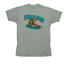 Load image into Gallery viewer, Vintage COLLEGIATE PACIFIC Fetch This Middle Finger Dog T Shirt 80s 90s Gray M
