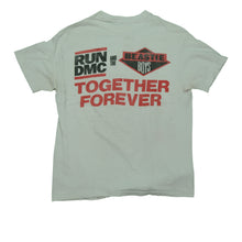 Load image into Gallery viewer, Vintage Run DMC x Beastie Boys Together Forever Tour T Shirt 80s White L
