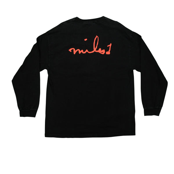 Vintage ZION Miles Davis Birth of The Cool 2001 Long Sleeve T Shirt 2000s Black XL